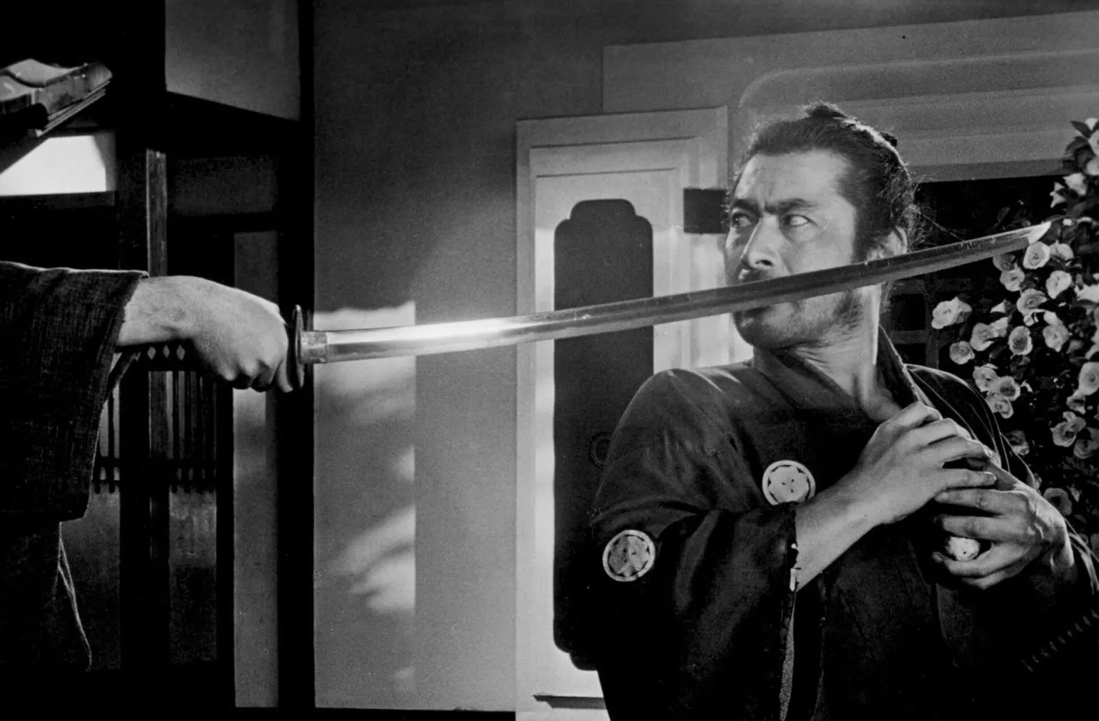 The final duel from Akira Kurosawa's Sanjuro (1962)